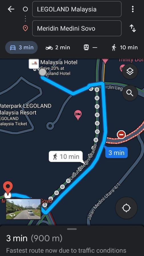 D Bunga مسلم Homestay Pool View Legoland Nusajaya Nusajaya  Eksteriør bilde